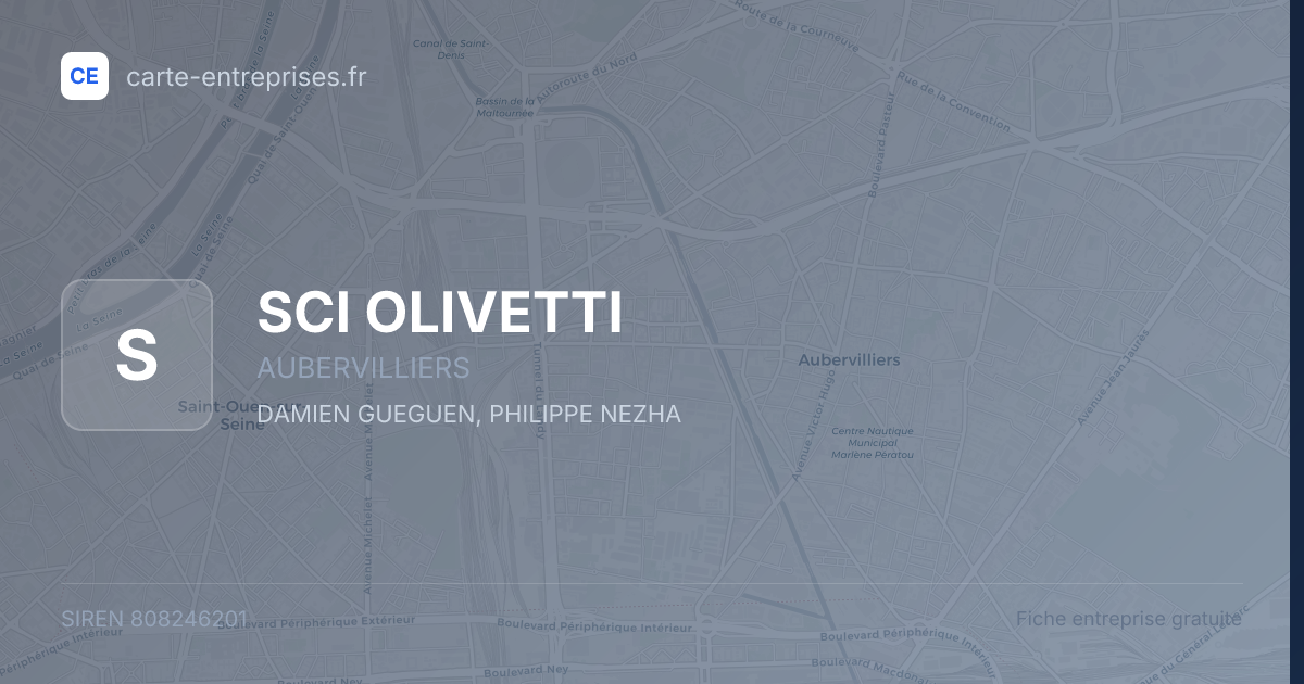 SCI OLIVETTI — 808246201 — fiche entreprise