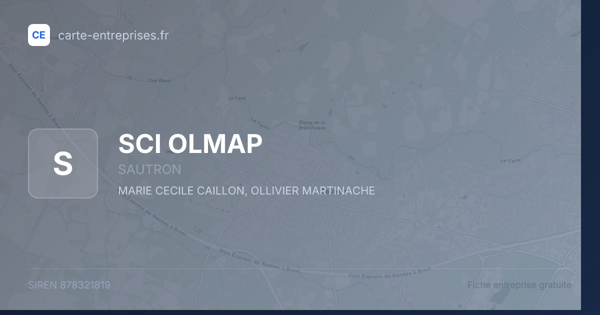 SCI OLMAP — 878321819 — fiche entreprise