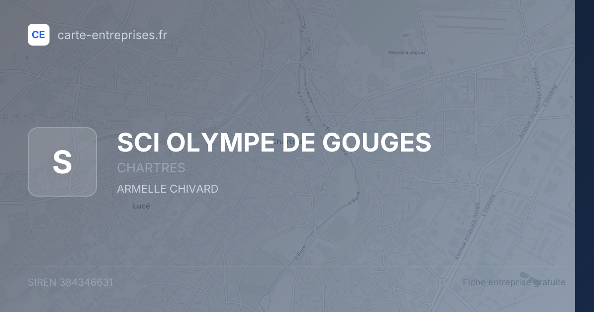 SCI OLYMPE DE GOUGES — 384346631 — fiche entreprise