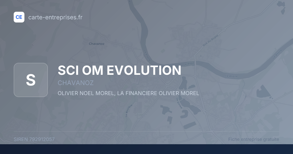 SCI OM EVOLUTION — 792912057 — fiche entreprise