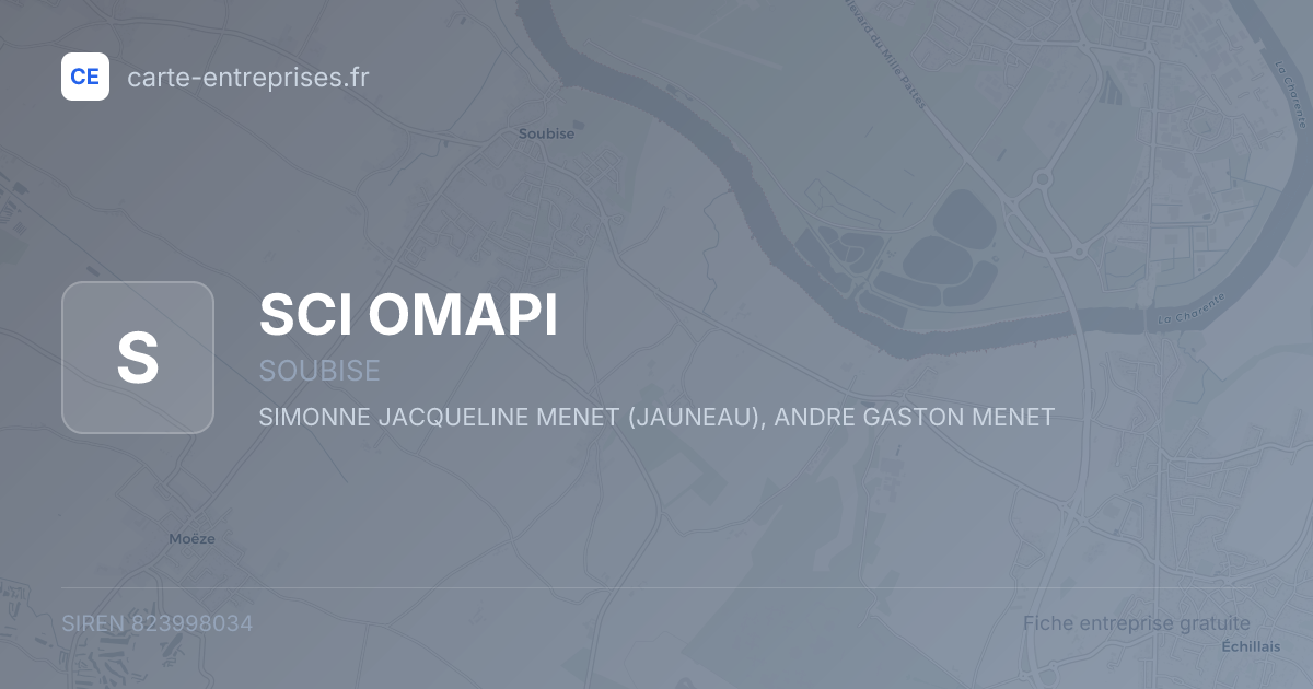 SCI OMAPI — 823998034 — fiche entreprise