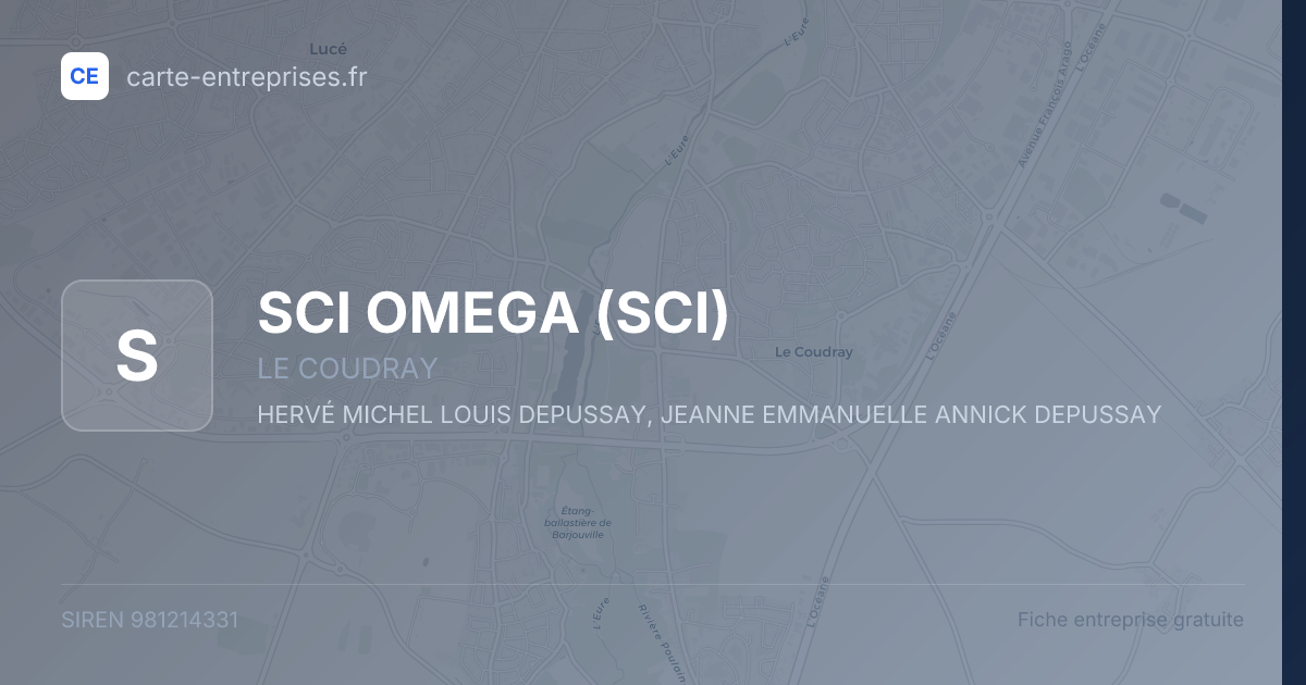 SCI OMEGA (SCI) — 981214331 — fiche entreprise