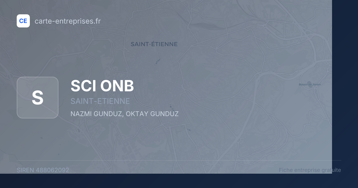 SCI ONB — 488062092 — fiche entreprise
