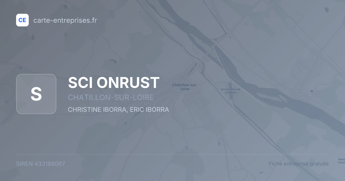 SCI ONRUST — 433188067 — fiche entreprise