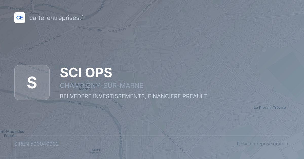 SCI OPS — 500040902 — fiche entreprise