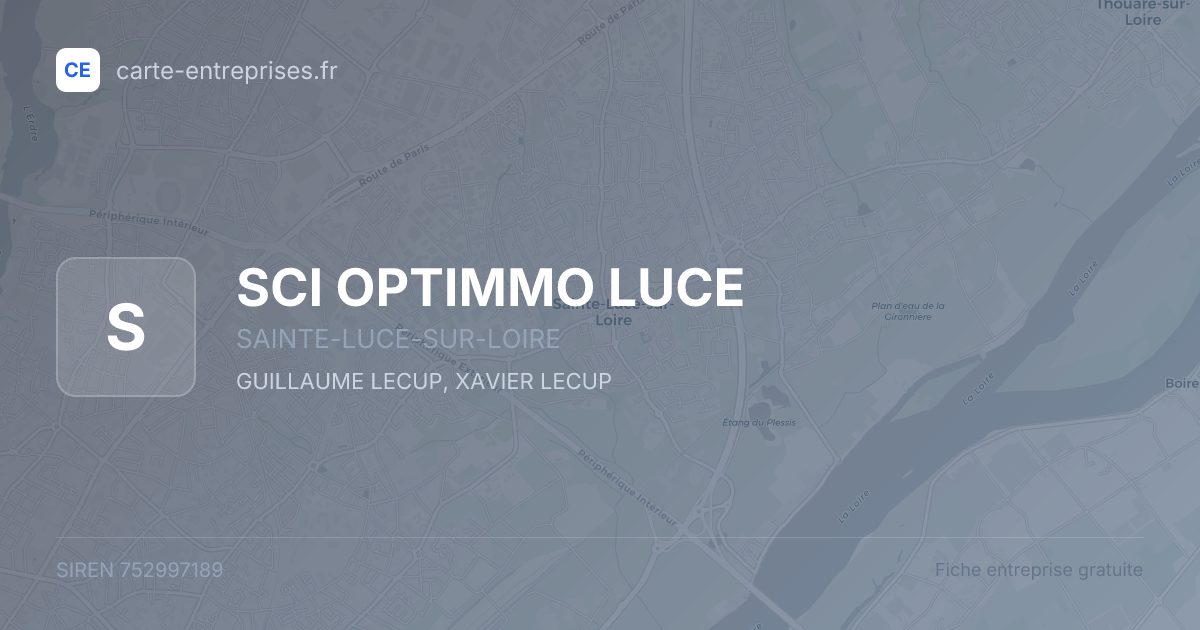 SCI OPTIMMO LUCE — 752997189 — fiche entreprise