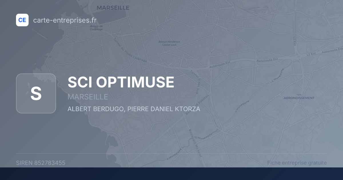 SCI OPTIMUSE — 852783455 — fiche entreprise
