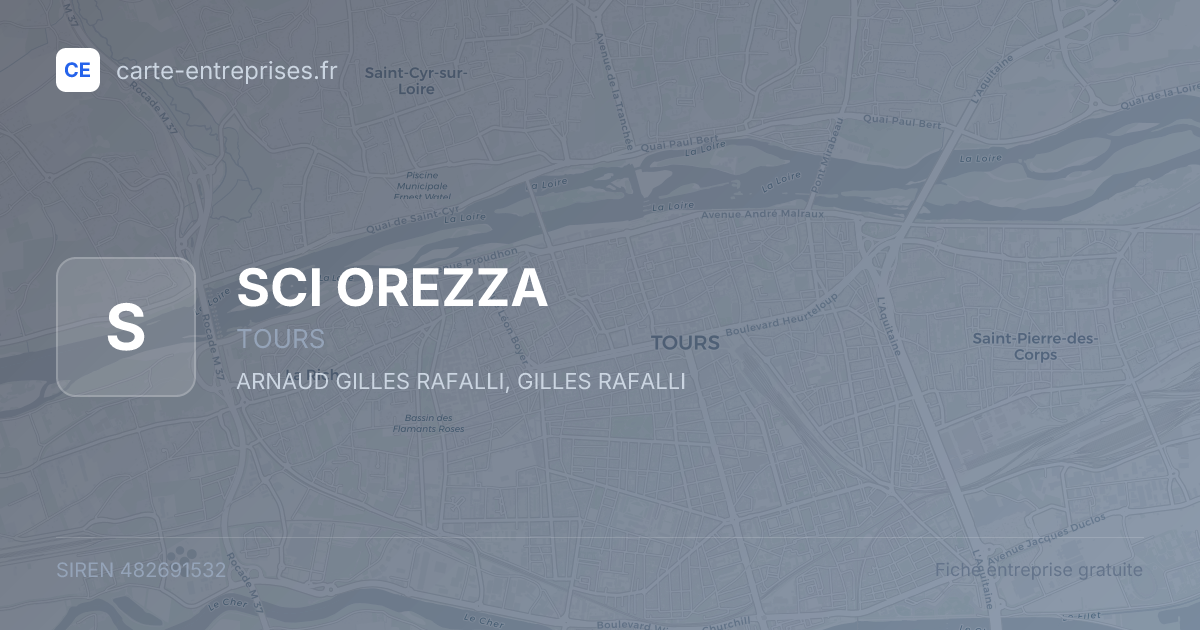 SCI OREZZA — 482691532 — fiche entreprise