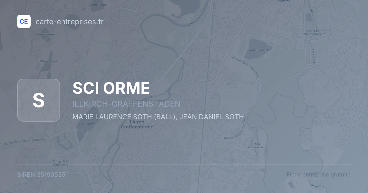 SCI ORME — 351905351 — fiche entreprise