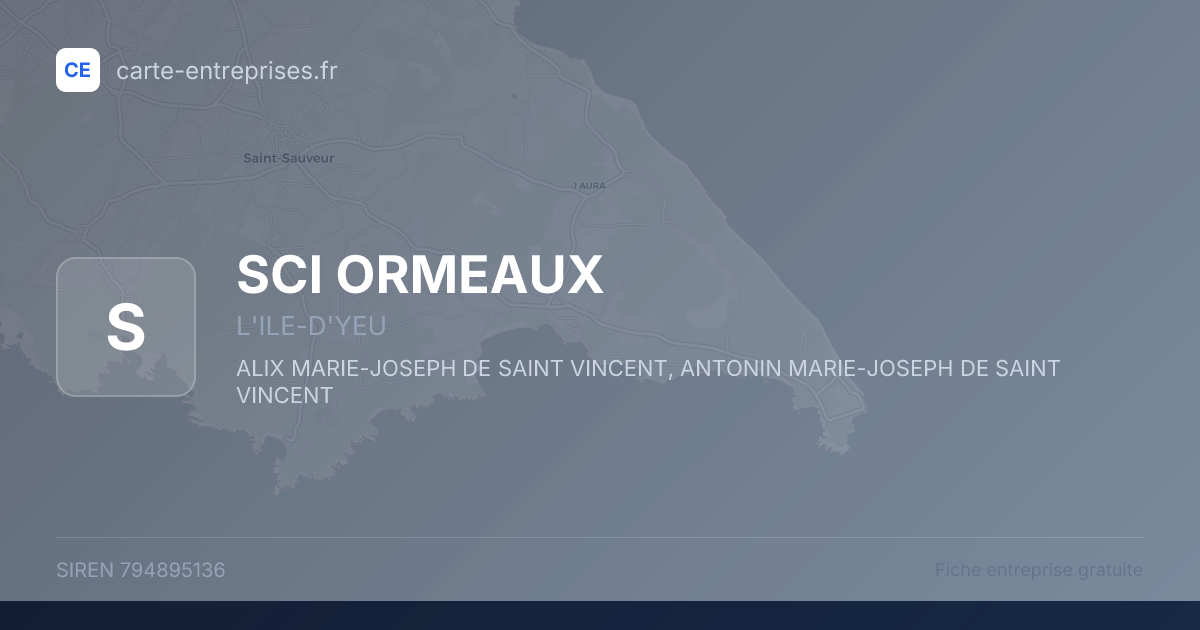 SCI ORMEAUX — 794895136 — fiche entreprise