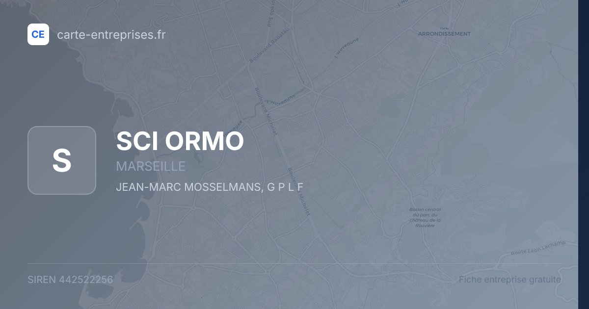 SCI ORMO — 442522256 — fiche entreprise