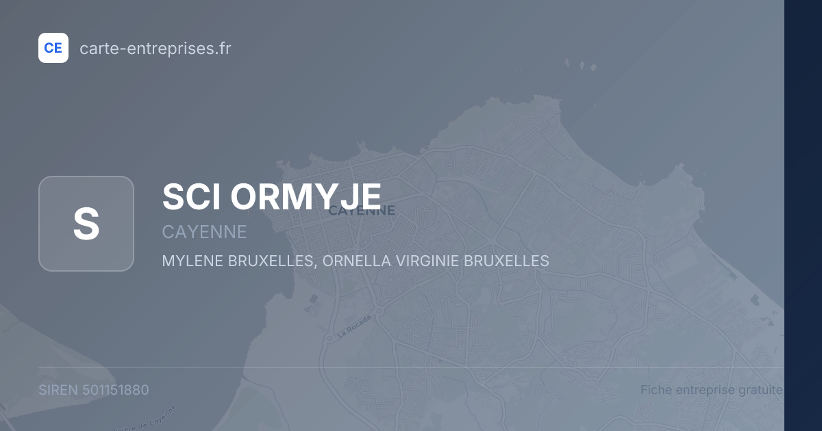 SCI   ORMYJE — 501151880 — fiche entreprise