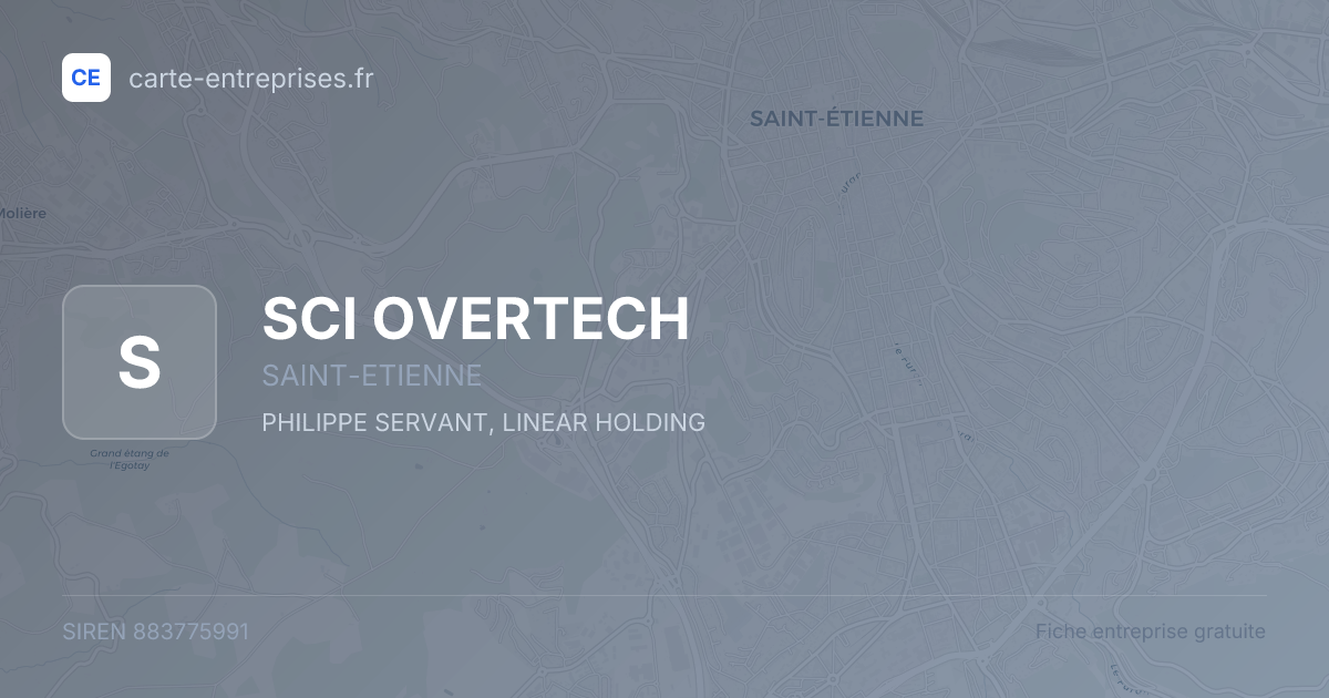 SCI OVERTECH — 883775991 — fiche entreprise