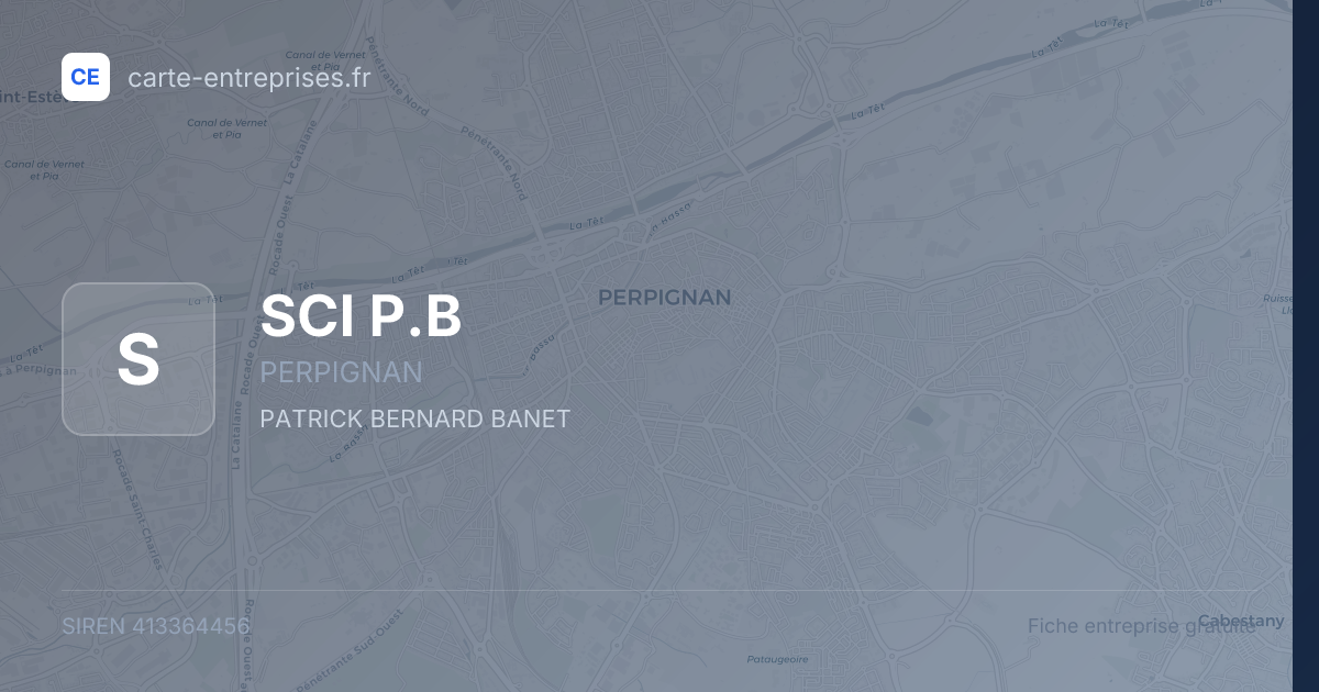 SCI P.B — 413364456 — fiche entreprise