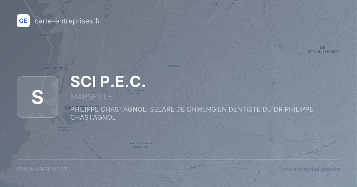 SCI P.E.C. — 490155421 — fiche entreprise