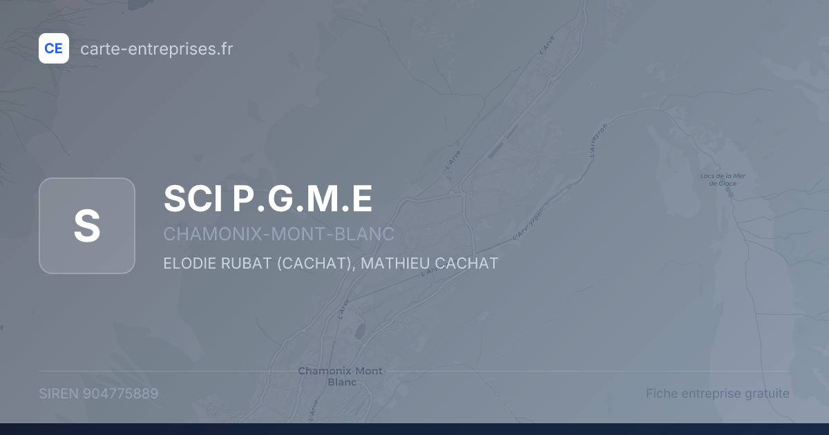 SCI P.G.M.E — 904775889 — fiche entreprise