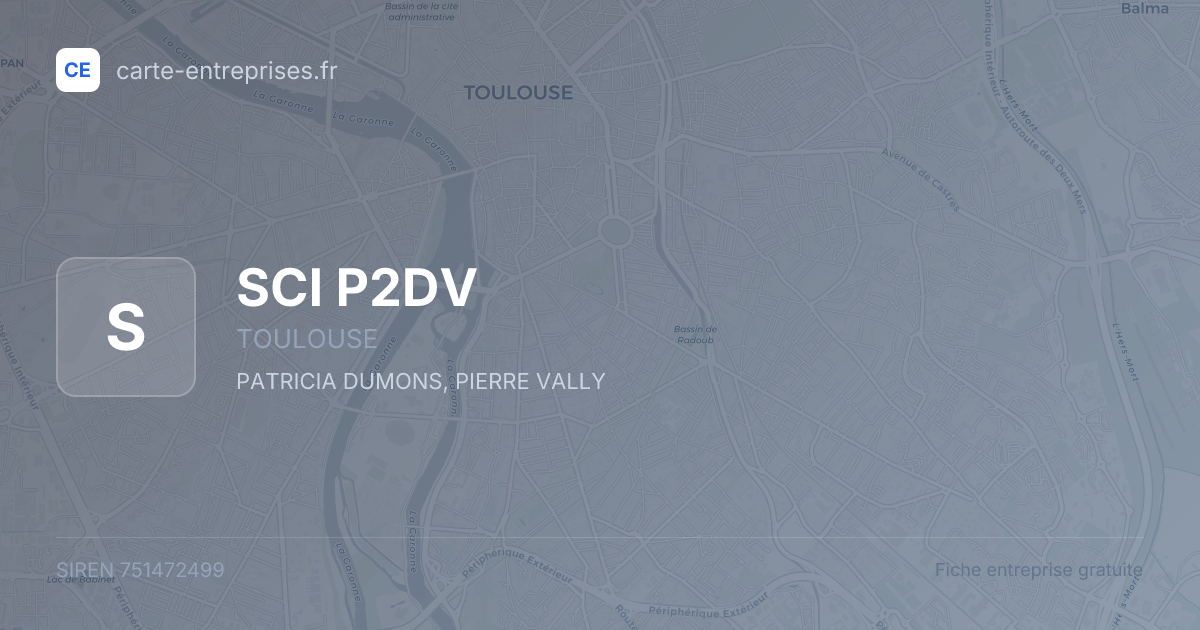 SCI P2DV — 751472499 — fiche entreprise