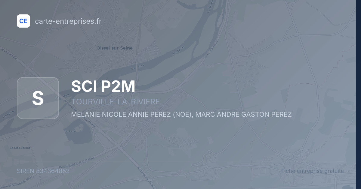 SCI P2M — 834364853 — fiche entreprise
