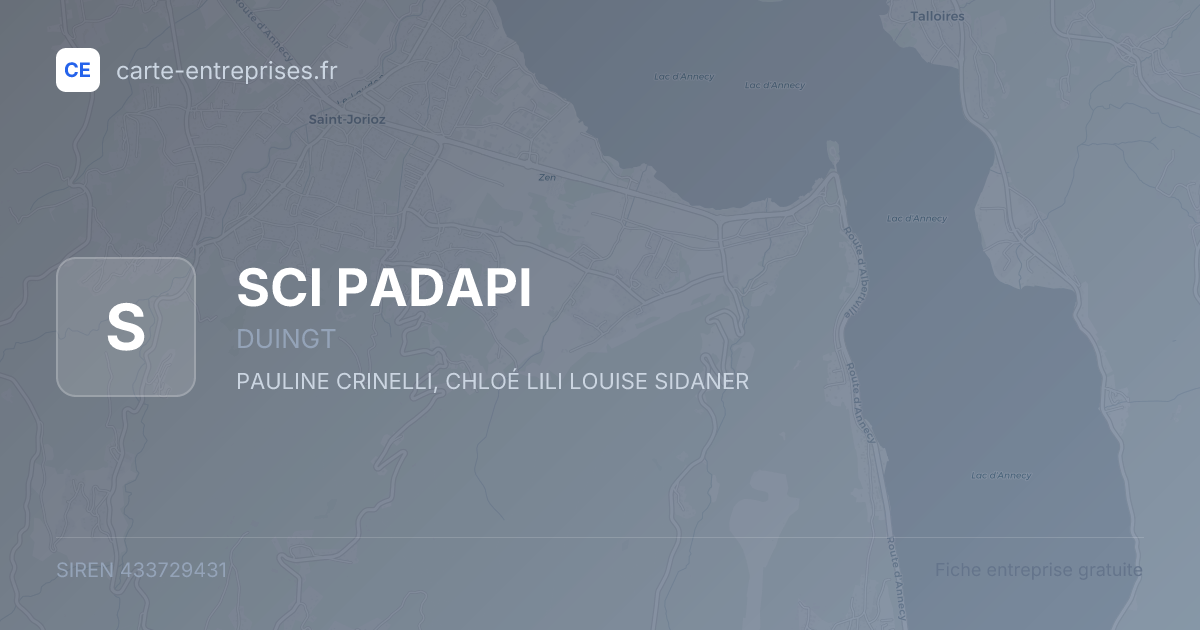 SCI PADAPI — 433729431 — fiche entreprise