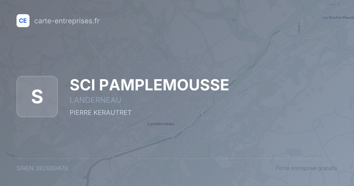 SCI PAMPLEMOUSSE — 382689479 — fiche entreprise