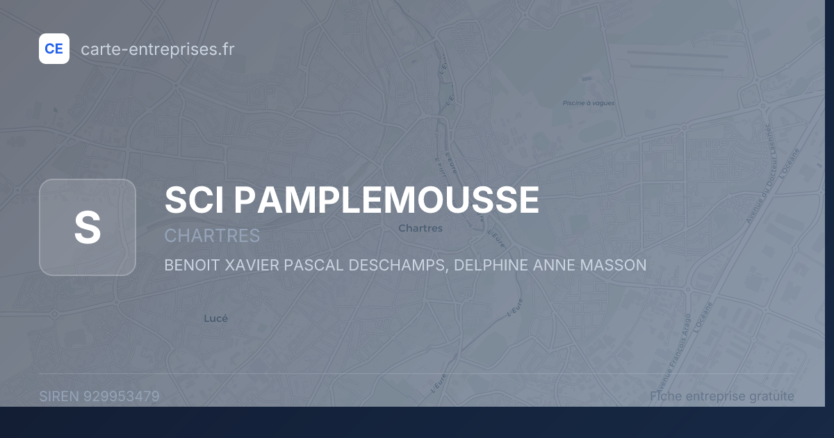 SCI PAMPLEMOUSSE — 929953479 — fiche entreprise