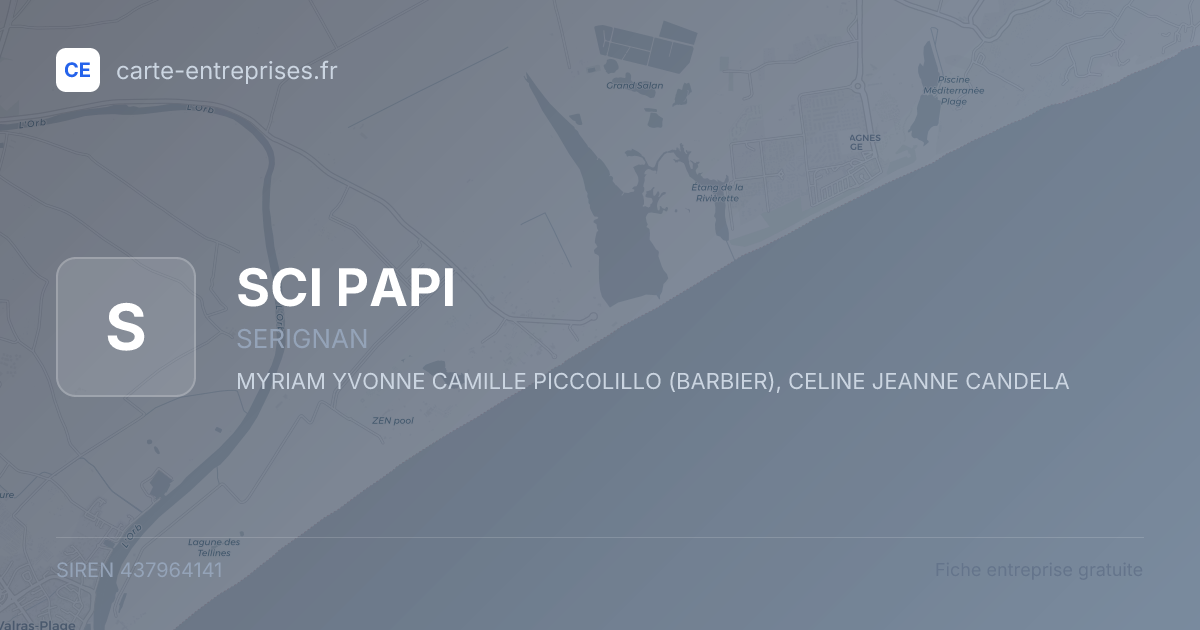 SCI PAPI — 437964141 — fiche entreprise