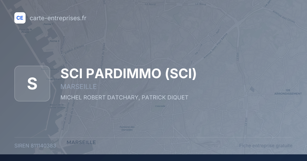 SCI PARDIMMO (SCI) — 811140383 — fiche entreprise
