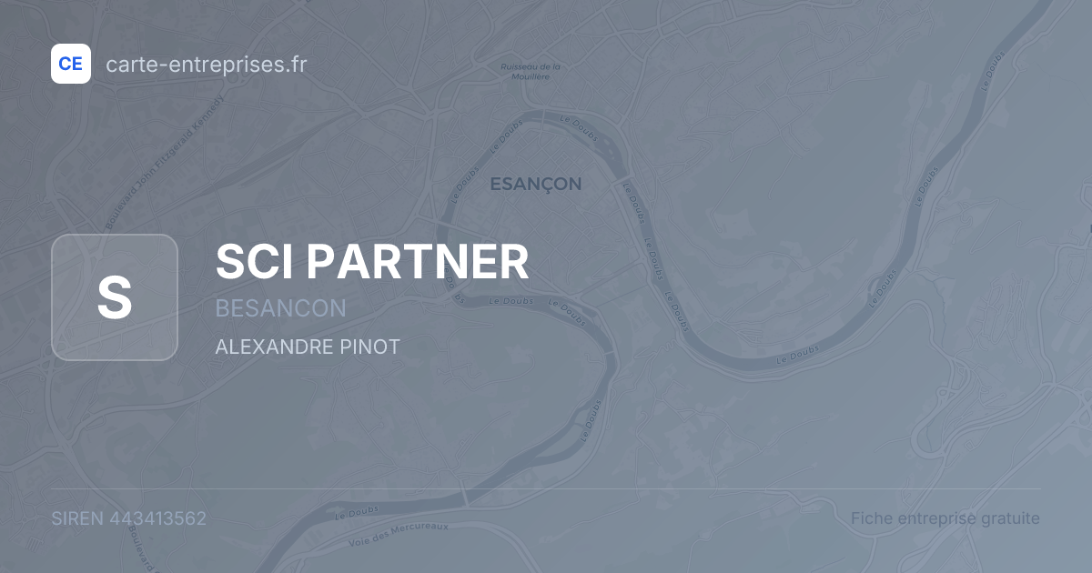 SCI PARTNER — 443413562 — fiche entreprise