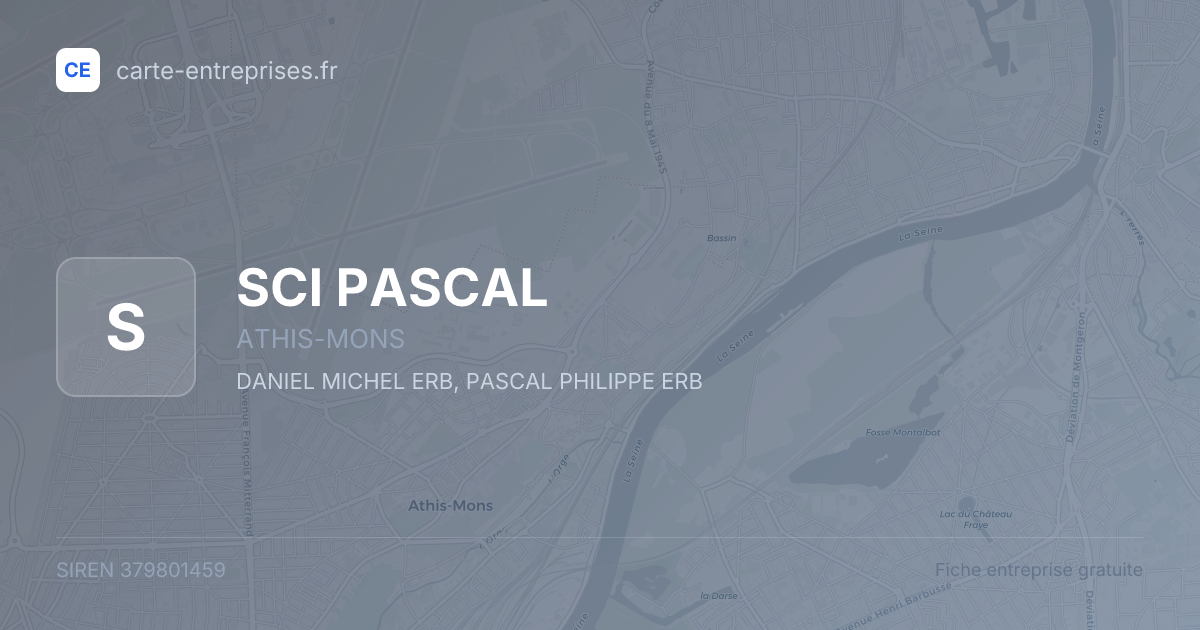 SCI PASCAL — 379801459 — fiche entreprise