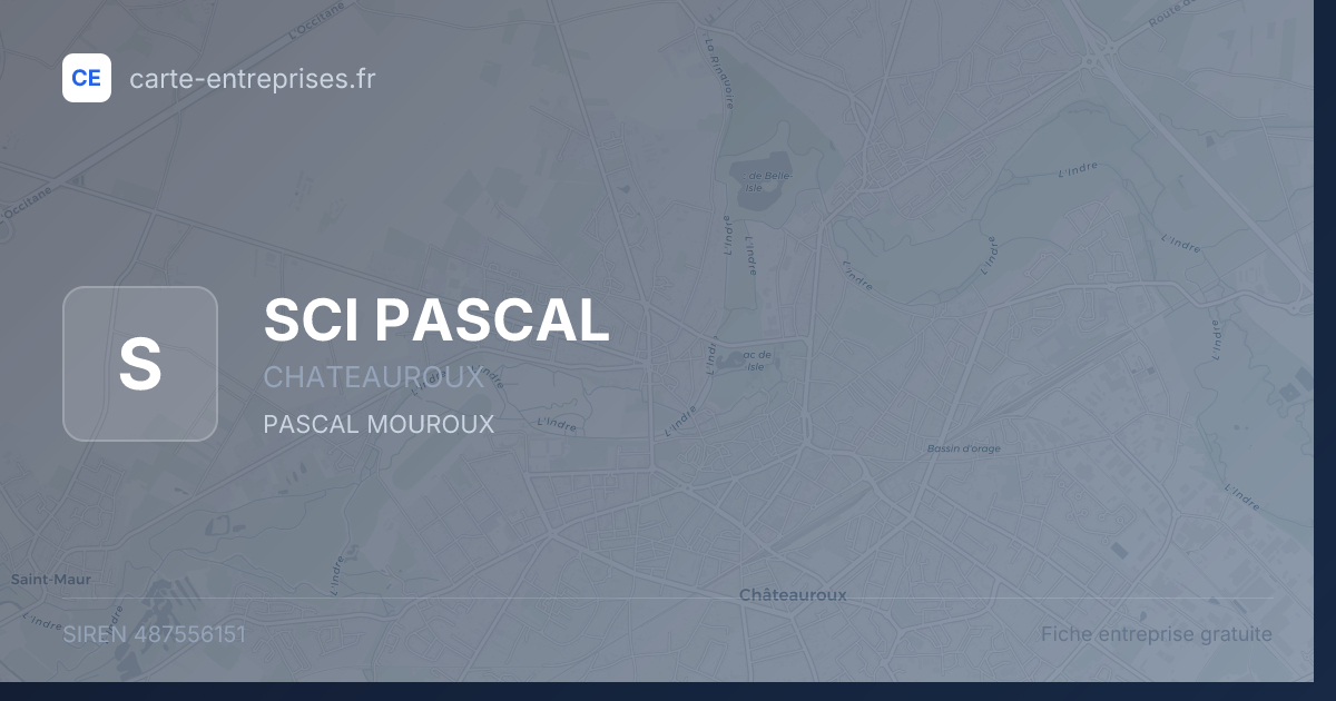 SCI PASCAL — 487556151 — fiche entreprise