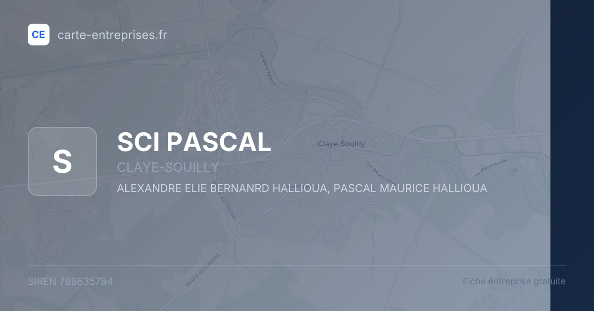 SCI PASCAL — 799635784 — fiche entreprise
