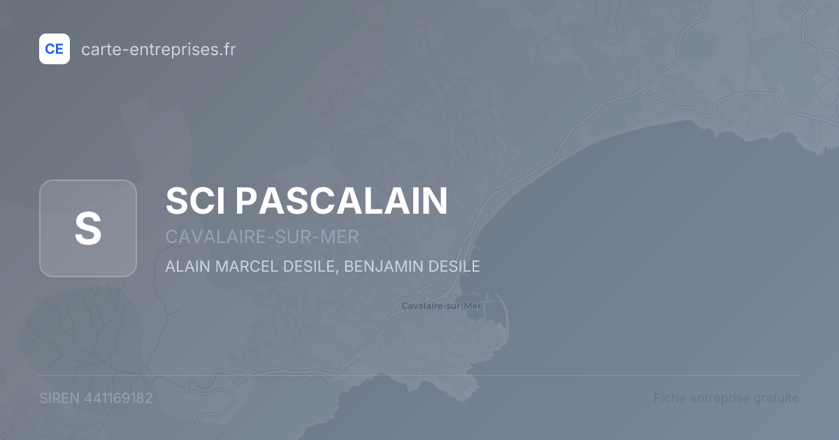 SCI PASCALAIN — 441169182 — fiche entreprise