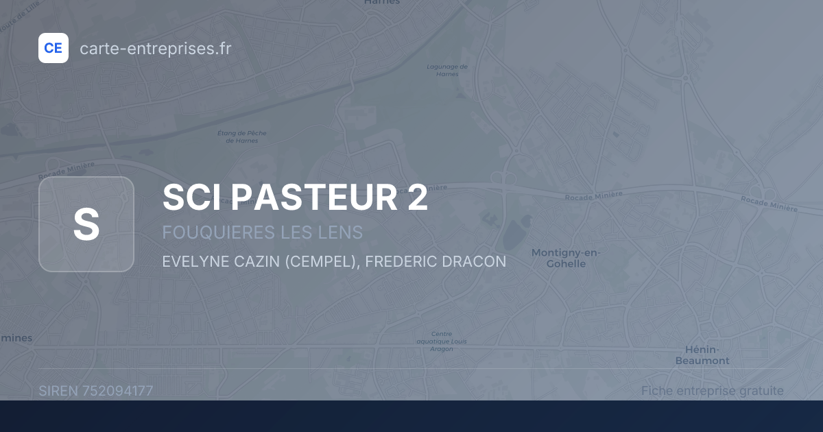 SCI PASTEUR 2 — 752094177 — fiche entreprise