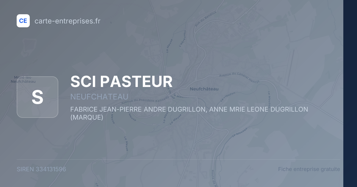 SCI PASTEUR — 334131596 — fiche entreprise