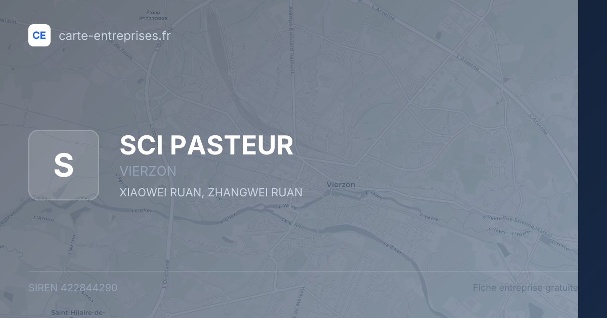SCI PASTEUR — 422844290 — fiche entreprise