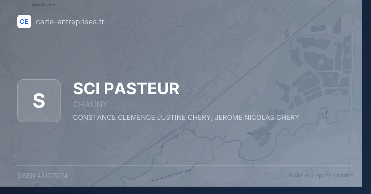 SCI PASTEUR — 431575174 — fiche entreprise