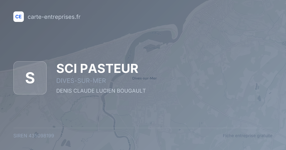 SCI PASTEUR — 435098199 — fiche entreprise