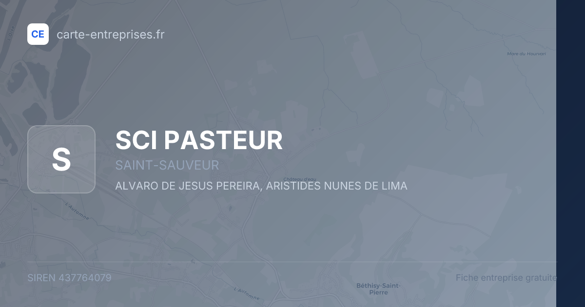 SCI PASTEUR — 437764079 — fiche entreprise