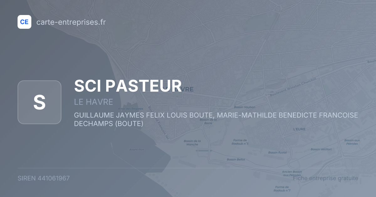 SCI PASTEUR — 441061967 — fiche entreprise