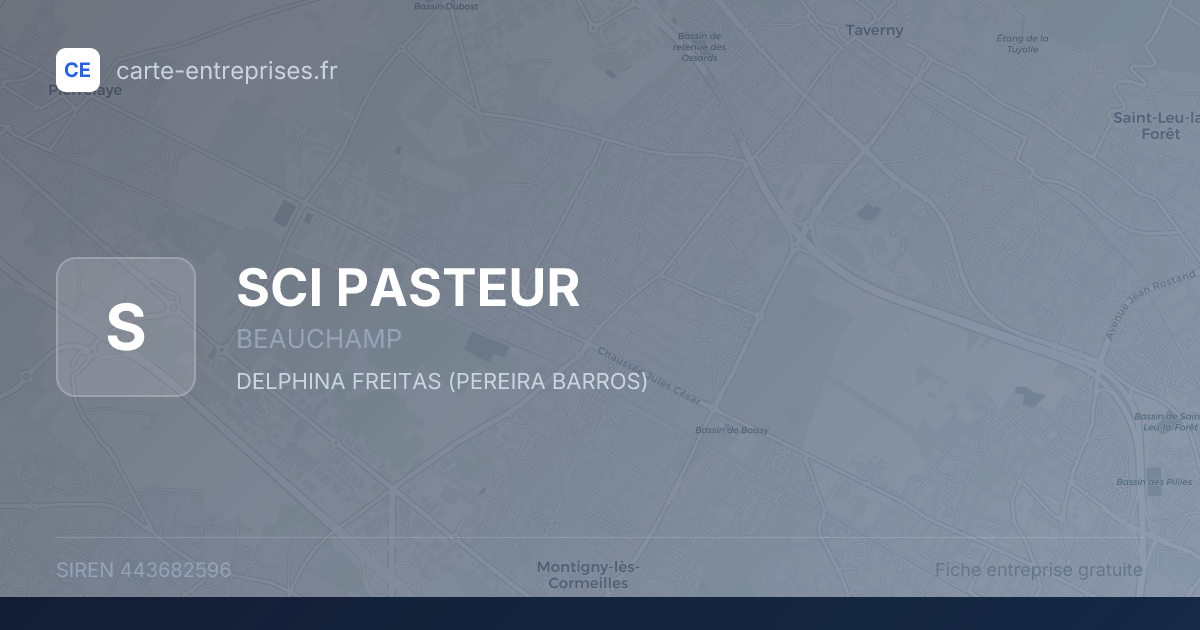 SCI PASTEUR — 443682596 — fiche entreprise