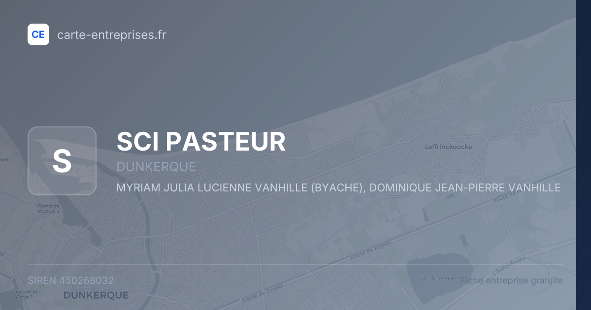 SCI PASTEUR — 450268032 — fiche entreprise