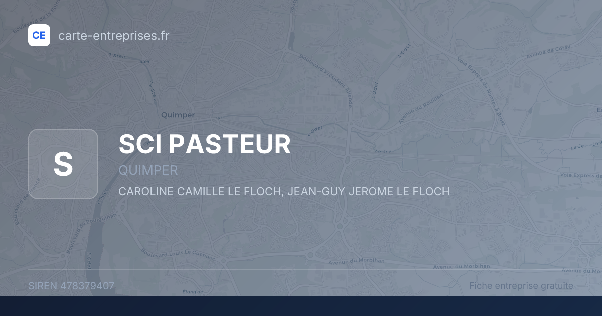 SCI PASTEUR — 478379407 — fiche entreprise
