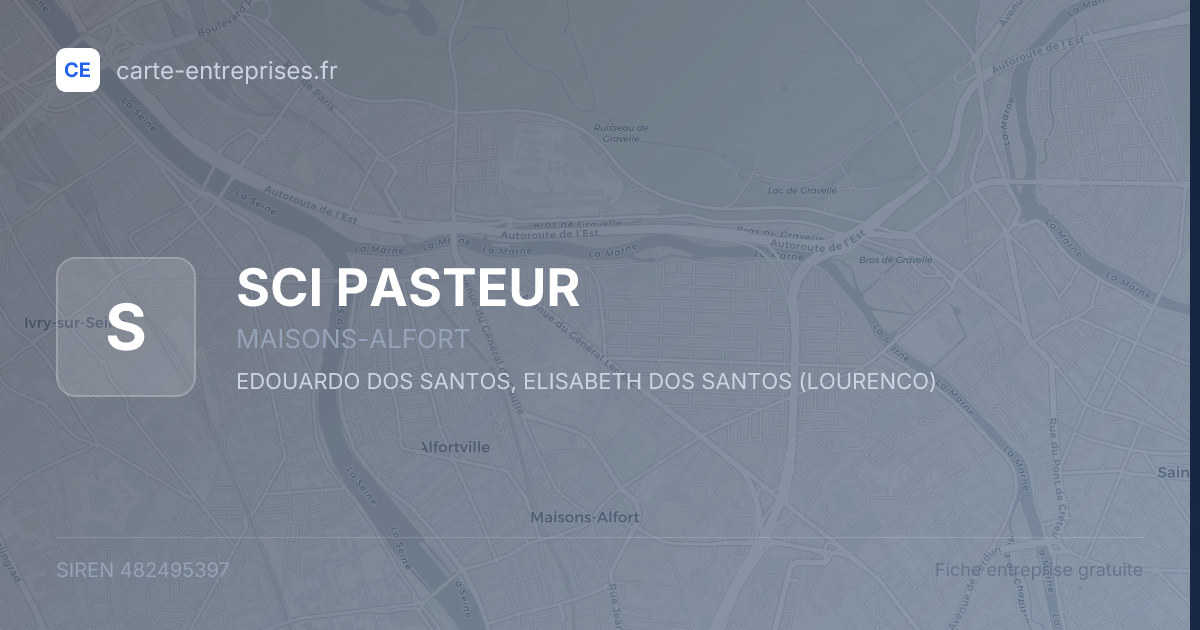 SCI PASTEUR — 482495397 — fiche entreprise