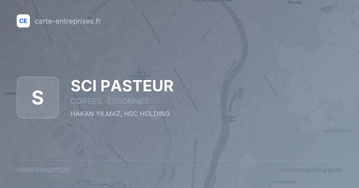 SCI PASTEUR — 894020528 — fiche entreprise