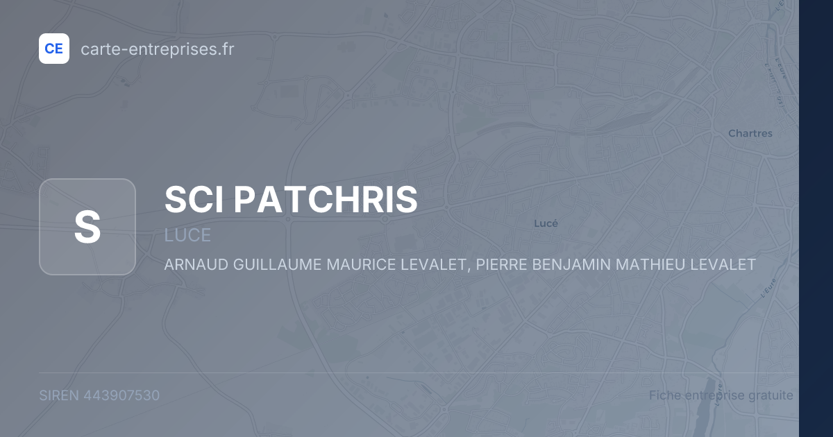 SCI PATCHRIS — 443907530 — fiche entreprise