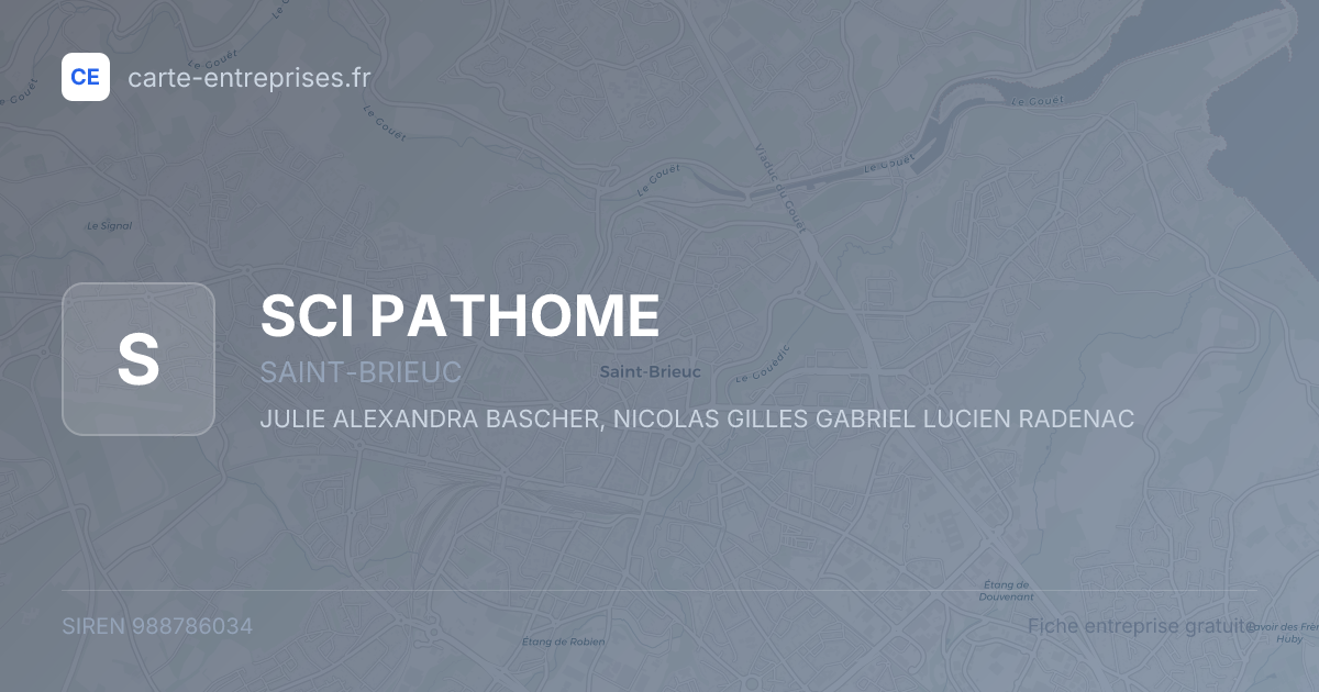 SCI PATHOME — 988786034 — fiche entreprise