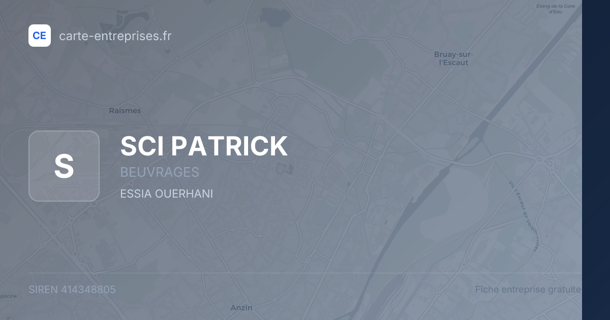 SCI PATRICK — 414348805 — fiche entreprise