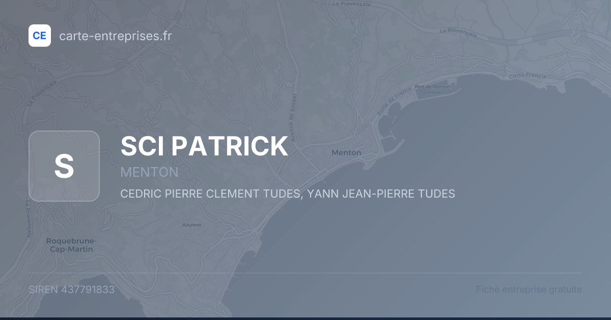 SCI PATRICK — 437791833 — fiche entreprise