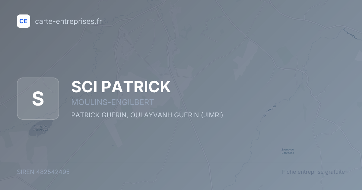 SCI PATRICK — 482542495 — fiche entreprise