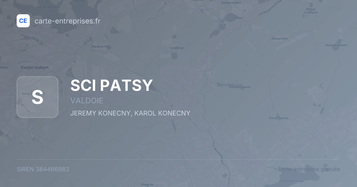 SCI PATSY — 384466983 — fiche entreprise